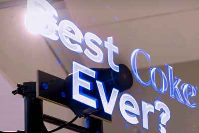 Coca-Cola employs holographic slot machine in promo campaign