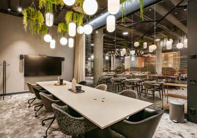 Genelec supports a soothing soundtrack for co-working space