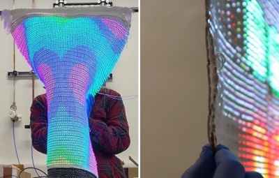Scientists develop fully woven, smart display