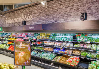 Genelec loudspeakers empower shopping experience at K-Supermarket Hertta