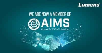 Lumens joins AIMS Alliance to help implement open, unified IP standards
