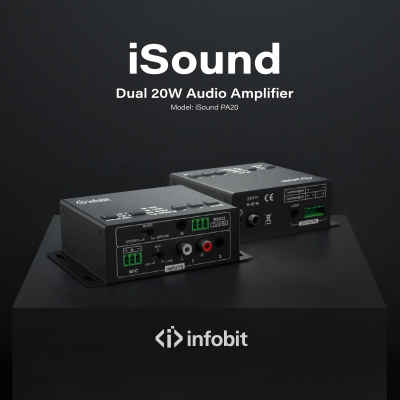 INFOBIT Launches New iSound PA20 Dual 20W Audio Amplifier
