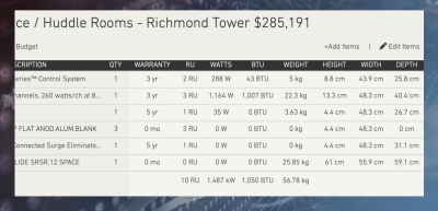 Jetbuilt adds technical data fields to project builder