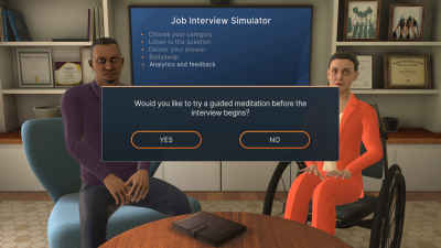 AI interviews in VR prepare students for real jobseeking