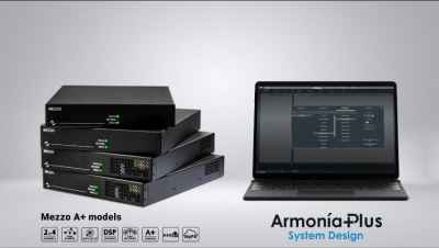 Powersoft releases ArmoníaPlus software V2.5 with Mezzo and DSP+ amplifier support