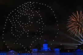 Record breaking drone shows ring in New Year 2023