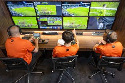 Clear communications for football league referees thanks to Riedel
