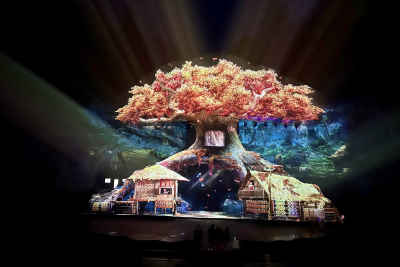 Christie laser projections bring Chinese legends to life