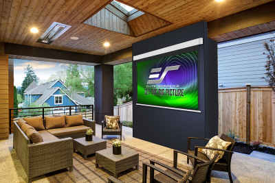 Elite Screens debuts Yard Master Wireless outdoor projection screen