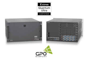 Extron announces GPO NEX-series videowall achieves Quantum Ultra Certification