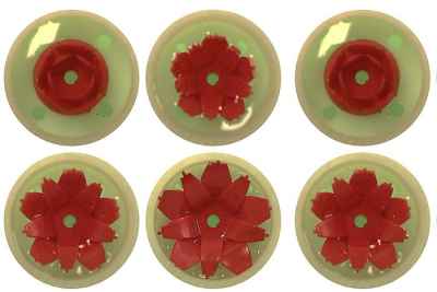 Displays controlled by flexible fins and liquid droplets more efficient than LED screens