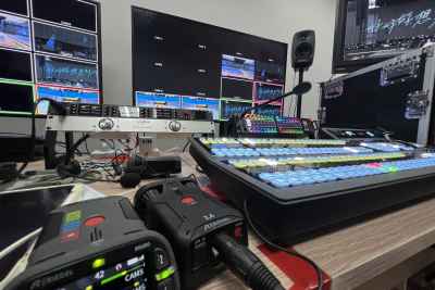 Riedel Bolero intercom system maintains clarity, defies wireless signal interference