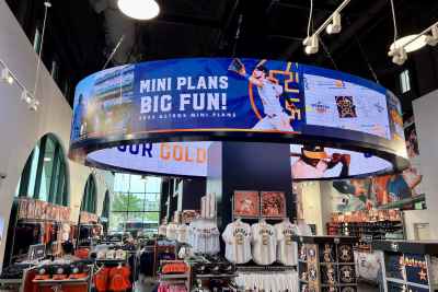 Houston Astros team store opens with Datapath powered visual highlight