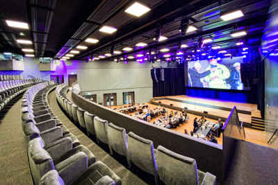 Entra culture centre equipped with WDSG designs