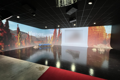 CarpeDiem Evènement uses Digital Projection laser projectors to create virtual studio