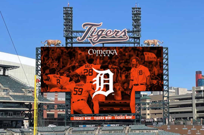 Detroit Tigers debuts second-largest video display in baseball from Daktronics