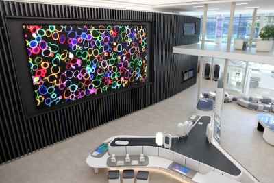 Leyard 'wall of wonder' wows visitors at Molecular Biology Lab