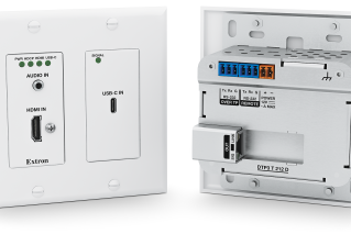 Extron debuts 4K/60 USB-C and HDMI extension from DTP3 wallplate transmitter