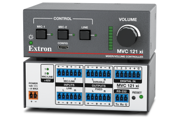 Extron introduces three source audio mixer with DSP