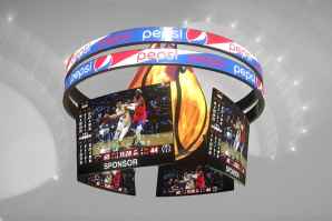 Daktronics delivers first-ever ‘Flame Ball’ centrehung display