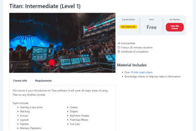 Avolites launches online learning platform