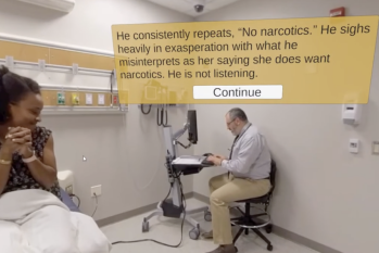 VR training aims to help doctors avoid bias