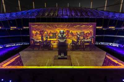 Digital Projection delivers gigantic 3D projection mapping show