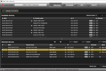 Lightware launches USB20 1Gbe configurator