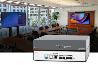 Extron ships NetPA 204 PoE amplifier with DSP and Dante