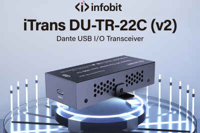 Infobit Launches USB-C Dante Converter – iTrans DU-TR-22C