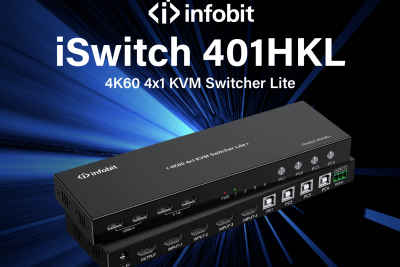 INFOBIT Releases iSwitch 401HKL for Multi-System Control