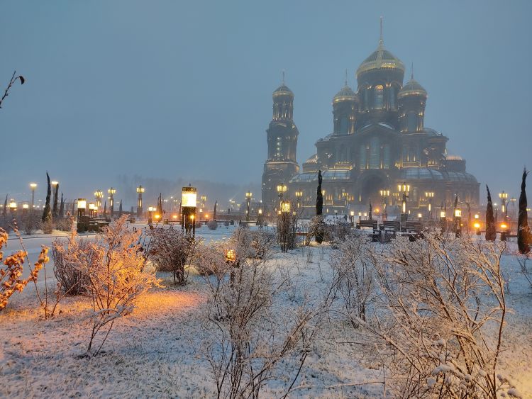 Building an icon: Church of the Russian Armed Forces