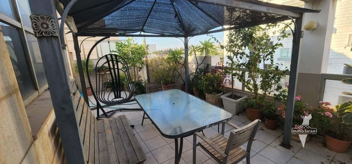 В аренду: двухуровневая квартира с террасой, 2 с половиной комнаты