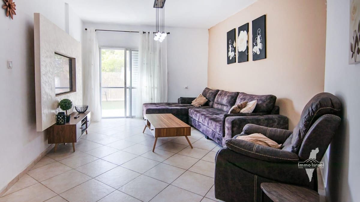 דירת גן למכירה 4 חדרים ברמות באר שבע