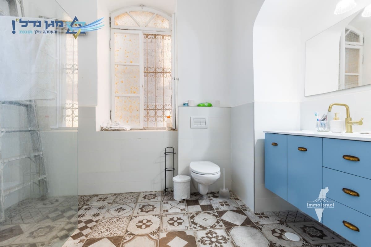 Beautiful 4-Room Apartment in Musrara, Jerusalem