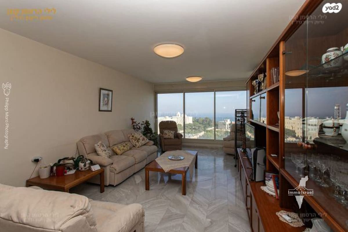 3-Room Apartment for Sale on HaNassi Boulevard, Haifa