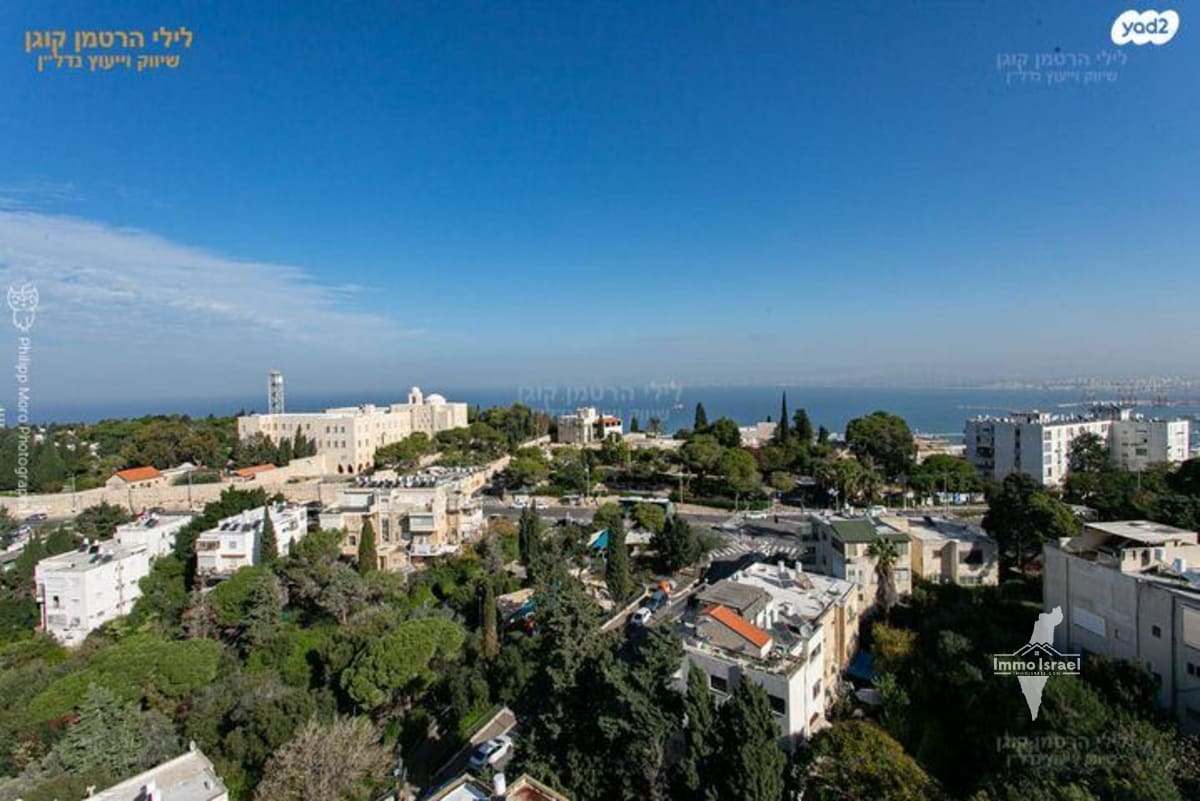 3-Room Apartment for Sale on HaNassi Boulevard, Haifa