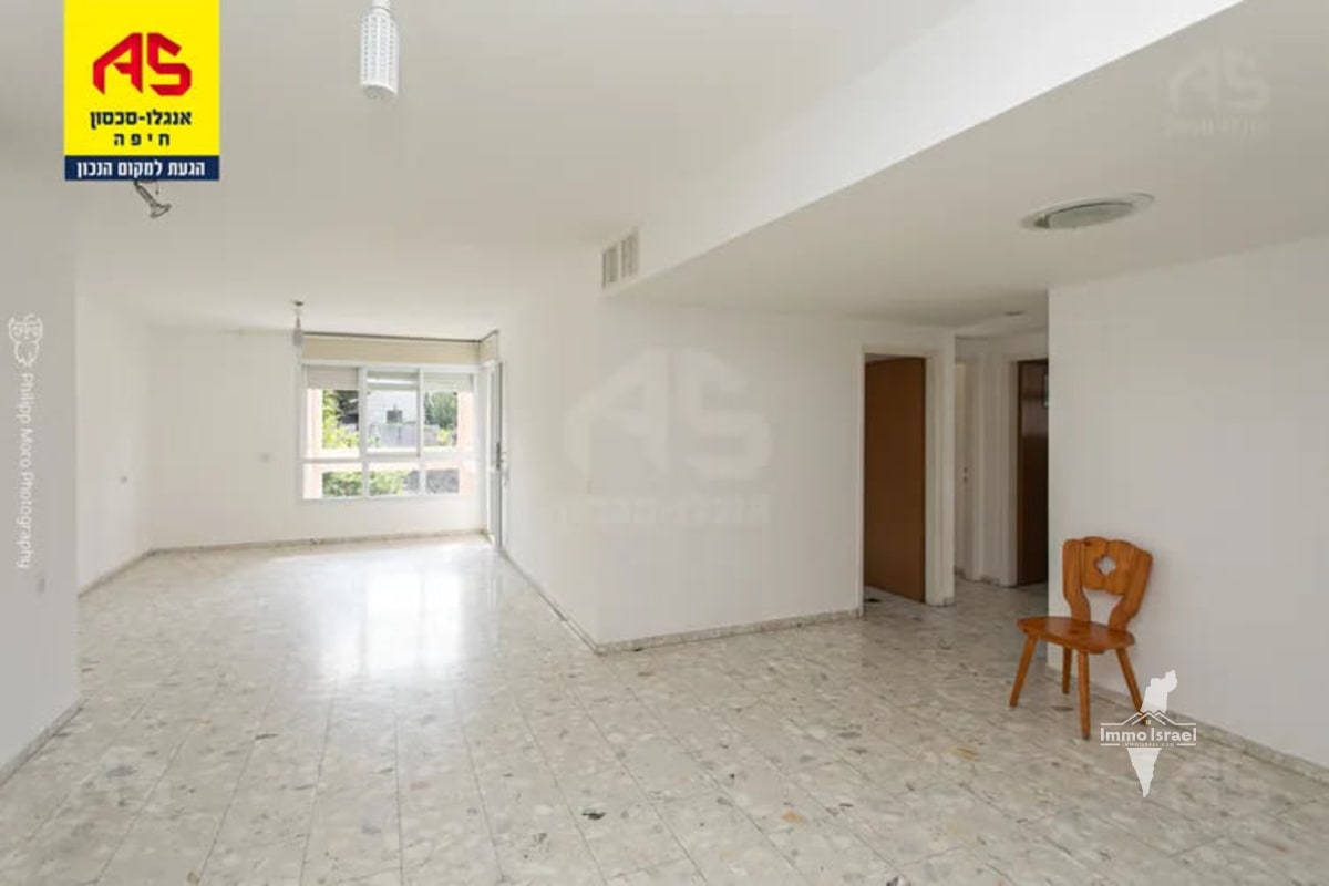 4-Room Apartment for Sale on Klil Hahoresh Street, Haifa