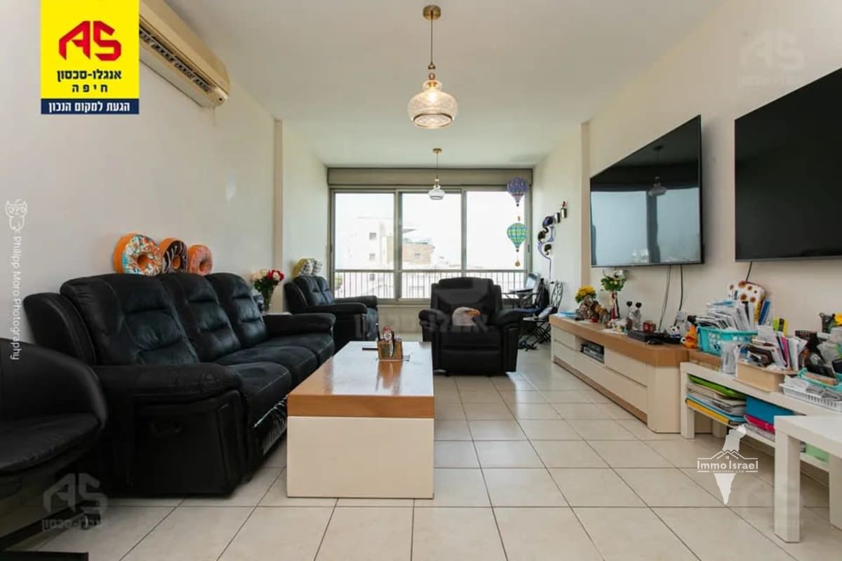 4-Room Apartment for Sale on HaTamar Street, Haifa