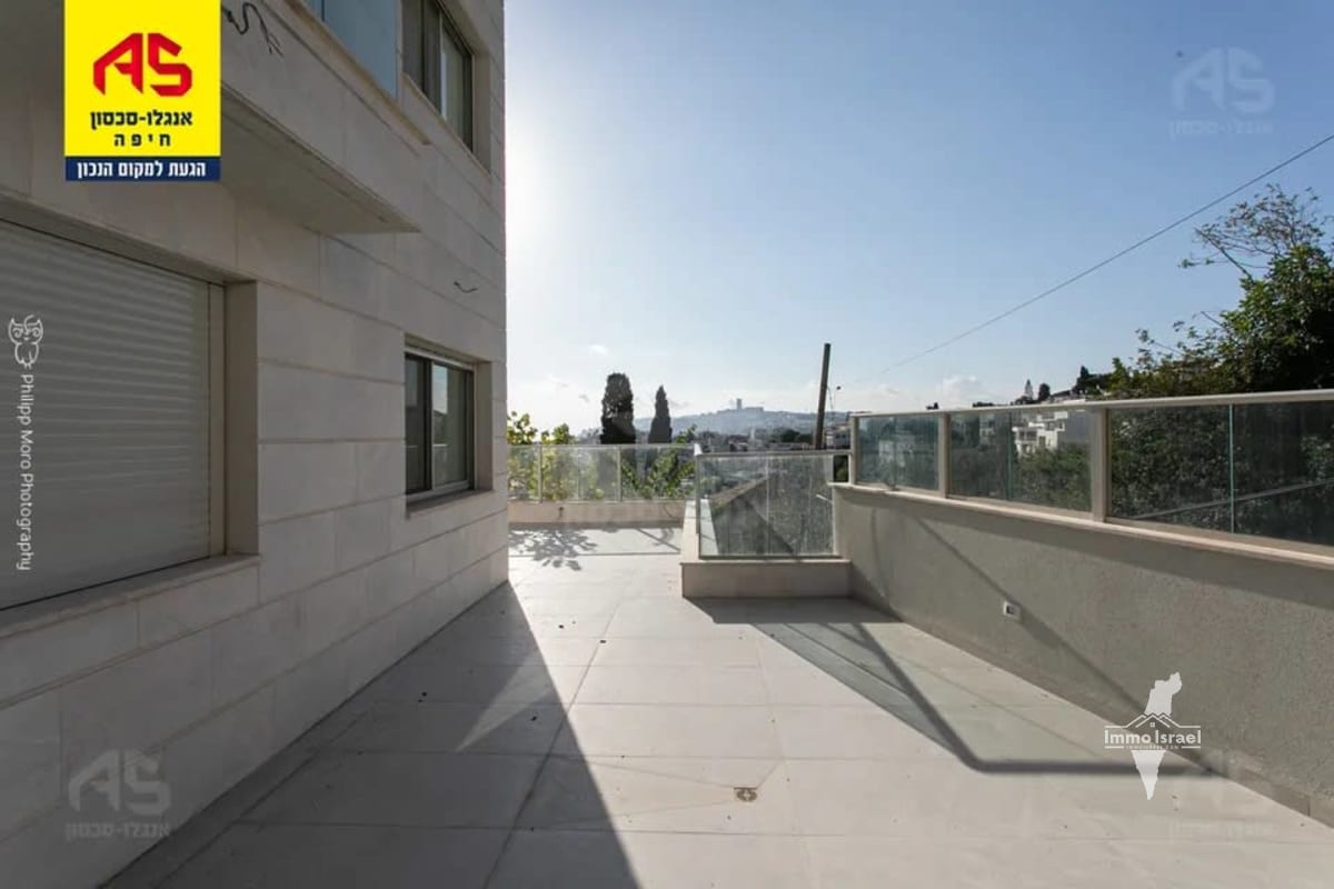 New 4-Room Garden Apartment from Contractor -No Brokerage Fees- for Sale on Olifant Street, Haifa