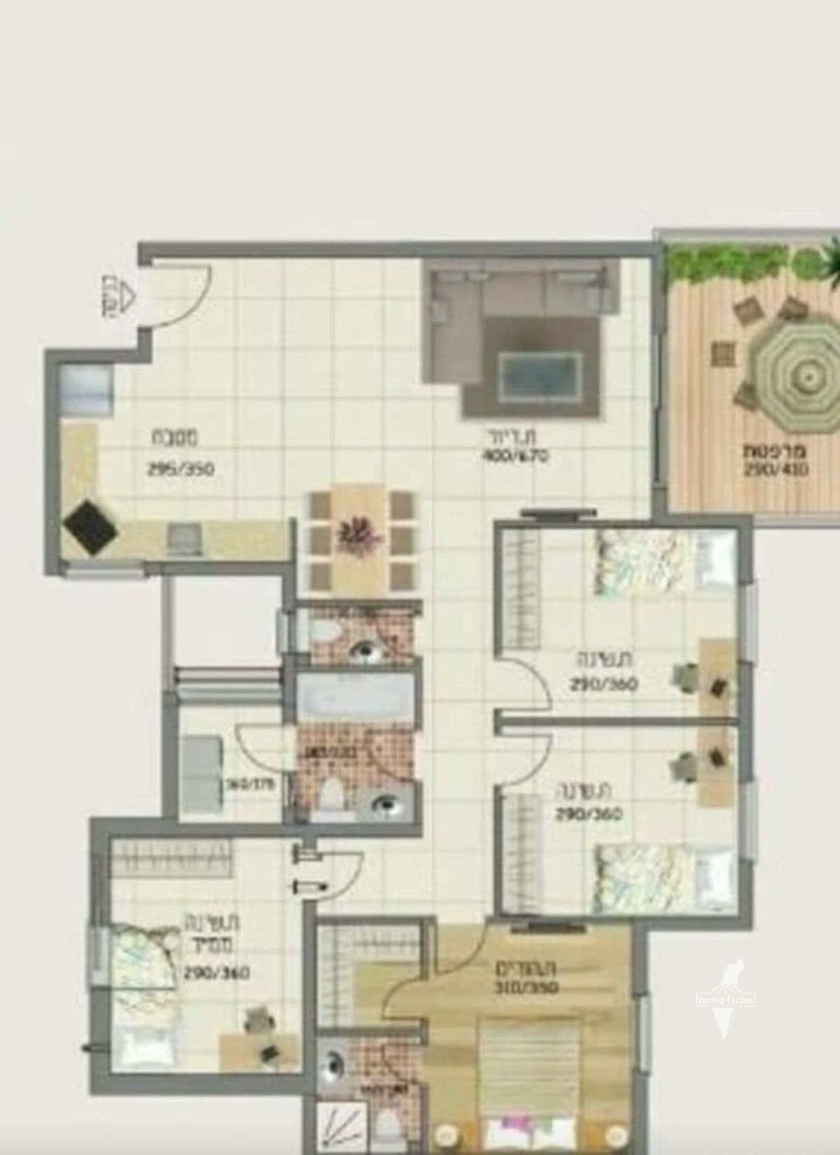 Appartement de 5 pièces à vendre dans le quartier Ben Gurion Bet, Sderot