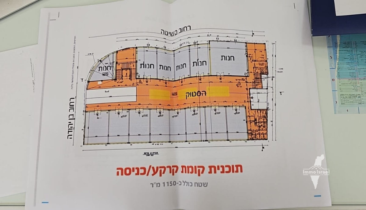 משרדים 1000 מ"ר להשכרה בשדרות