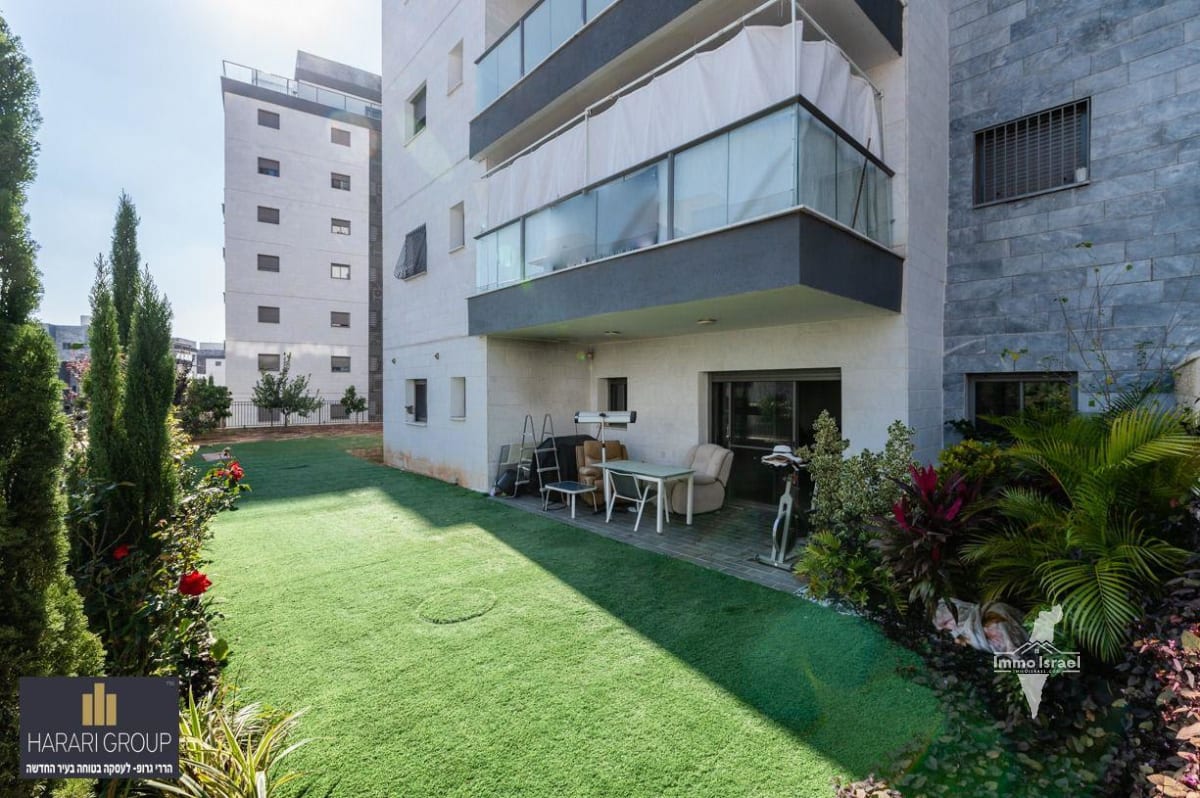 4.5-Room Garden Apartment for Sale at 22 Ahdut Street, Harish