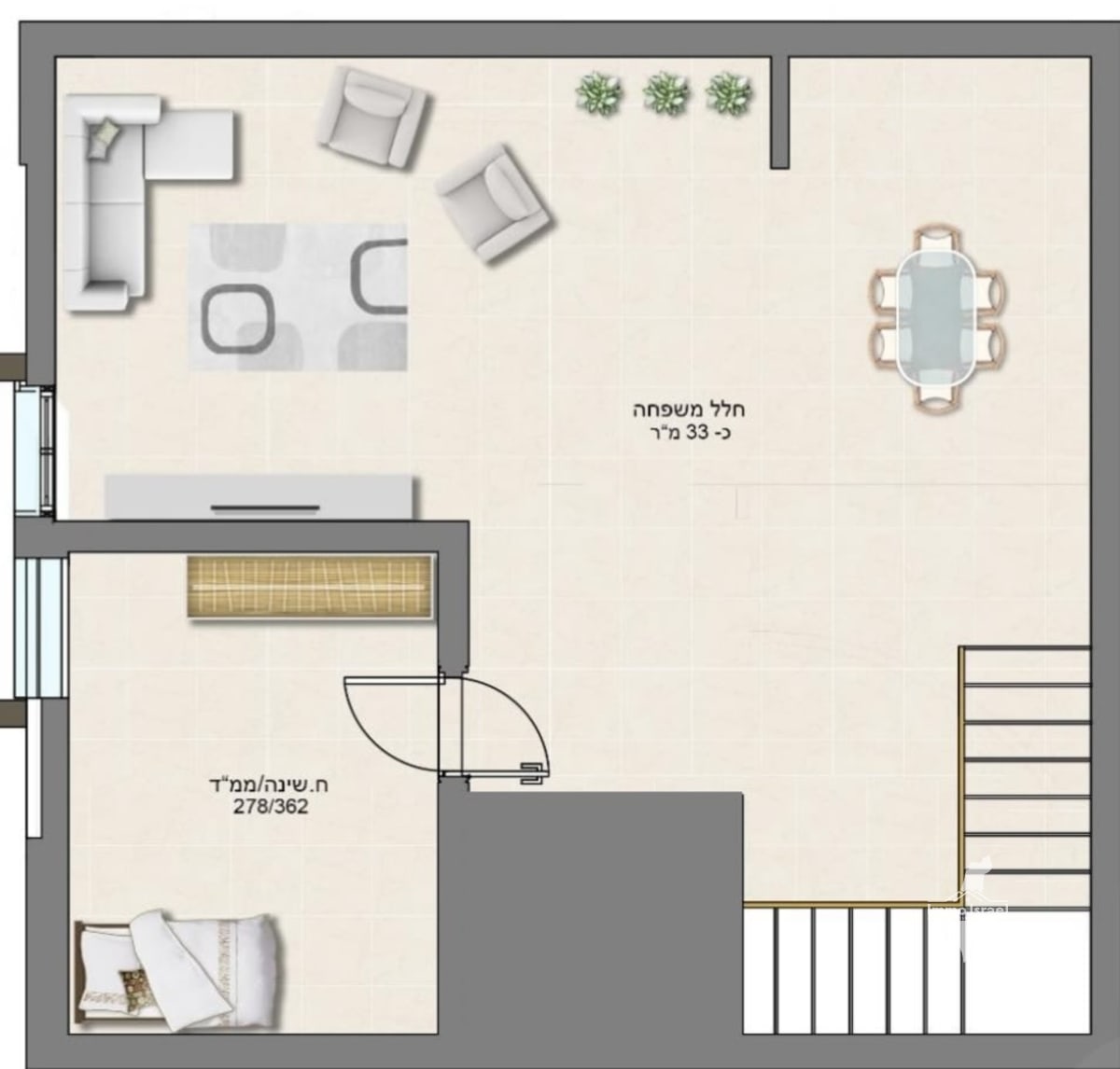 8-Room Duplex for Sale on HaKinor Street, Jerusalem