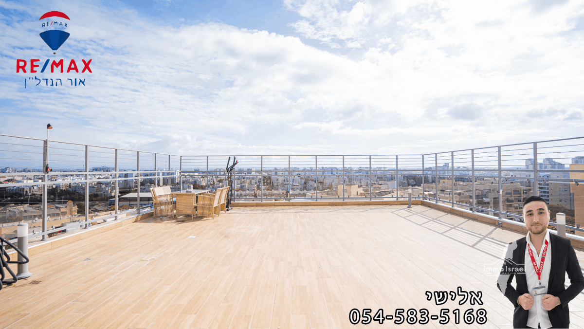 4-Room Penthouse for Sale on Adar Street, Ashdod