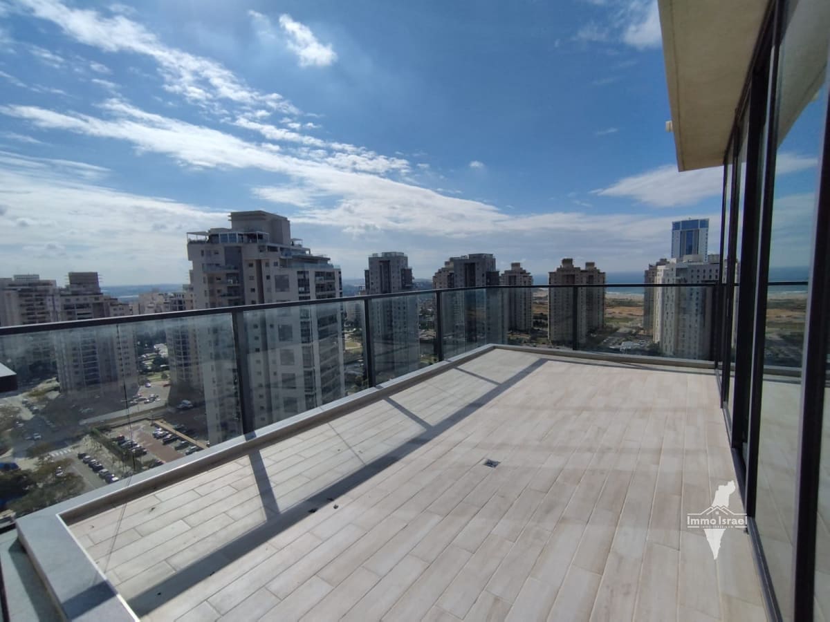 Magnifique penthouse de 5 pièces à vendre au 11 rue Malavsky Family, Netanya