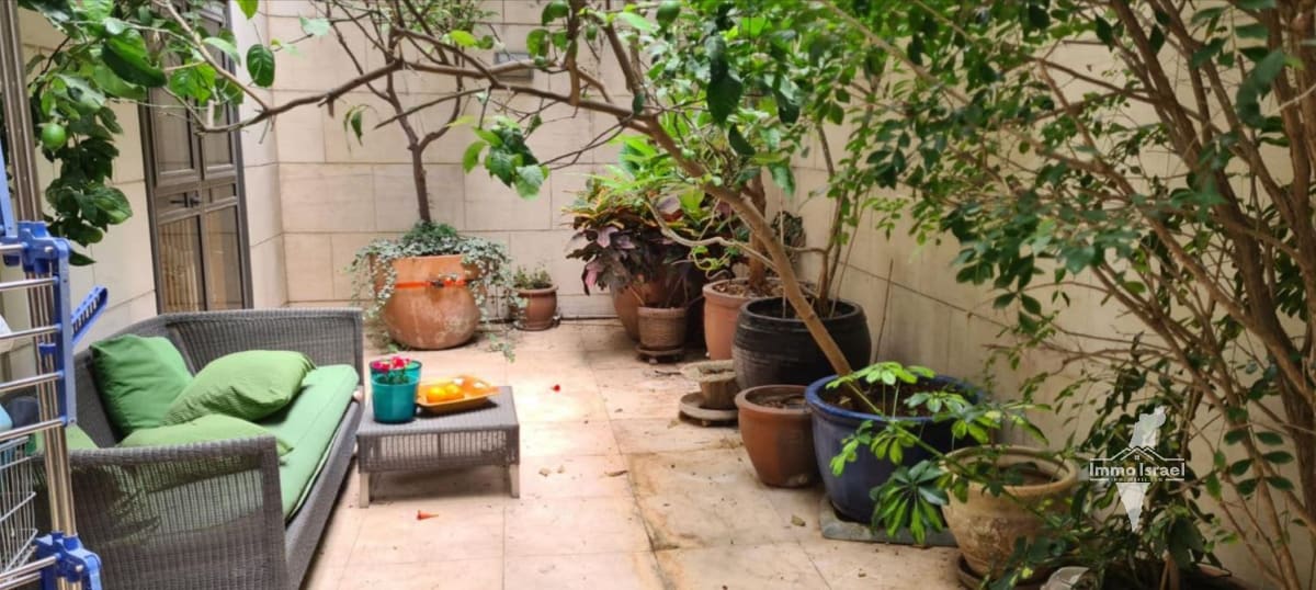 Appartement jardin de 3 pièces à vendre au 8 rue Balfour, Tel Aviv-Yafo