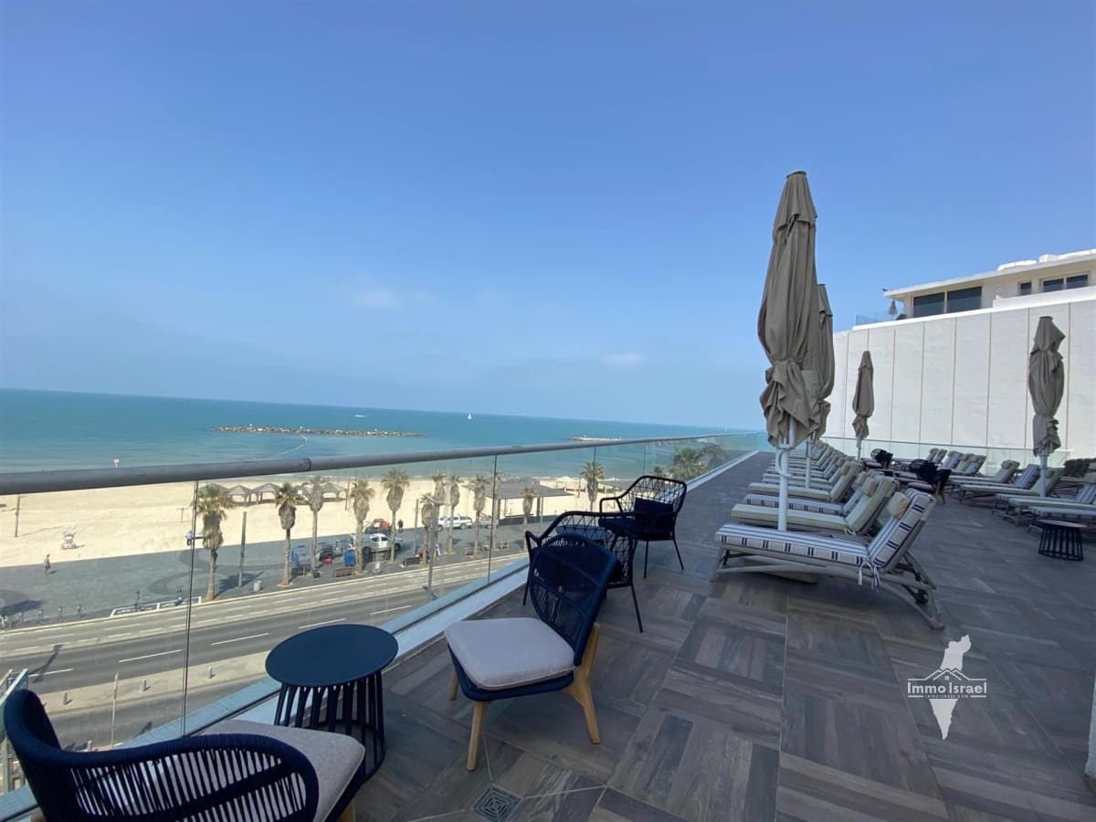 2-Room Apartment with Sea View for Sale at 87 HaYarkon Street, Tel Aviv-Yafo