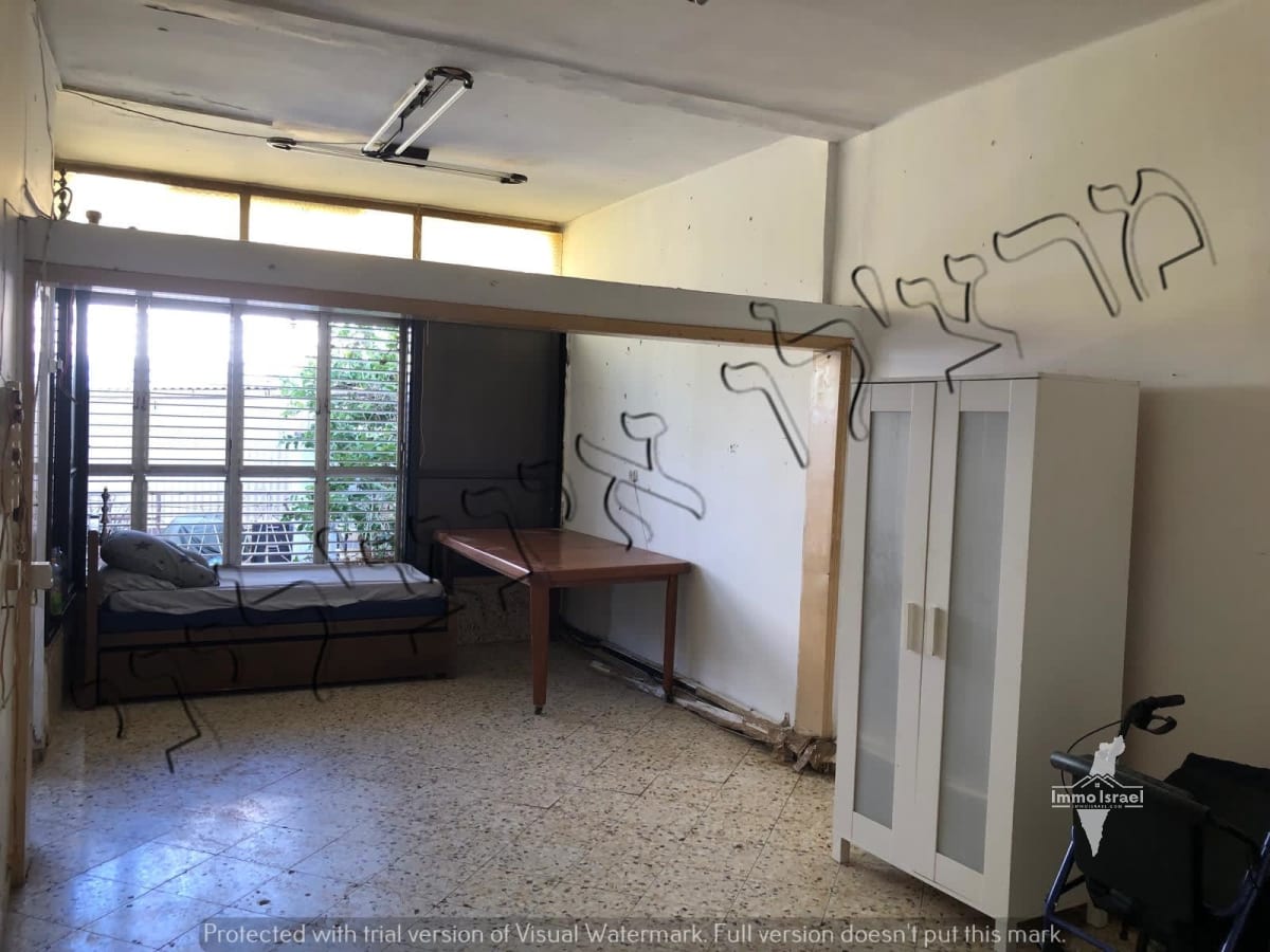 Appartement jardin de 3,5 pièces à rénover à vendre au 49 rue Golomb, Holon