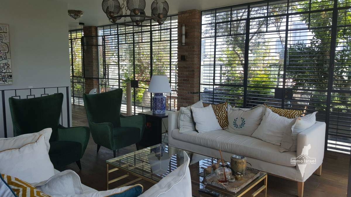 Penthouse duplex, 5 pièces à vendre rue Trumpeldor, Tel Aviv-Jaffa